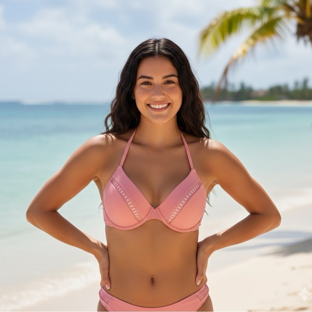 Shade & Shore Blush Bikini Top